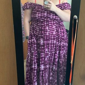 torrid Dresses - Off shoulder purple dress with pockets torrid Dresses - Off shoulder purple dress with pockets